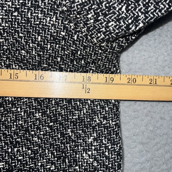 VTG Talbots 2pc Dress Blazer Set Sz 12 Houndstooth Tweed Wool Blend Academia USA - Picture 8 of 16